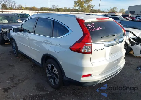 2016 Honda Cr-V Touring from USA, damaged, VIN 5J6RM4H96GL025056